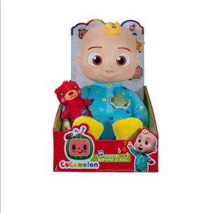 🗣 CLEARANCE! 🔥CoComelon Official Plush JJ Doll, 10IN w/Sound.